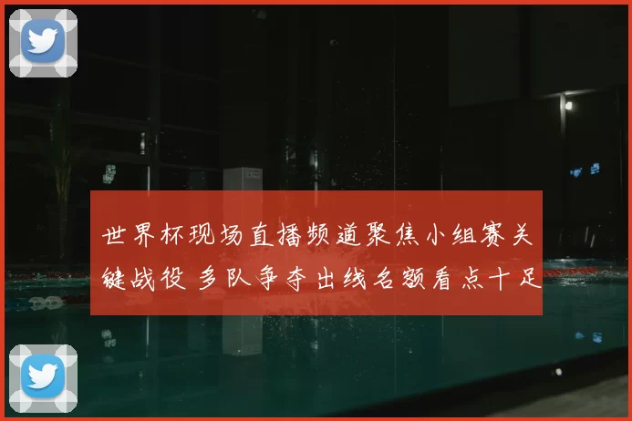 世界杯现场直播频道聚焦小组赛关键战役 多队争夺出线名额看点十足