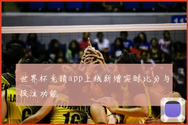 世界杯竞猜app上线新增实时比分与投注功能