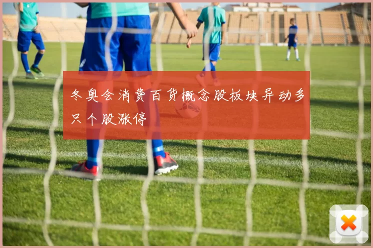 冬奥会消费百货概念股板块异动多只个股涨停